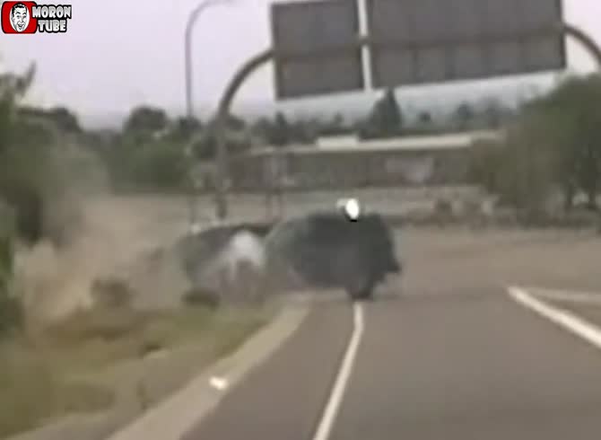 Video :Police chase 12-year-old driving in wrong direction on highway until crash